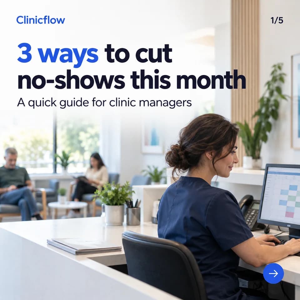 Carousel cover: 3 ways to cut no-shows this month
